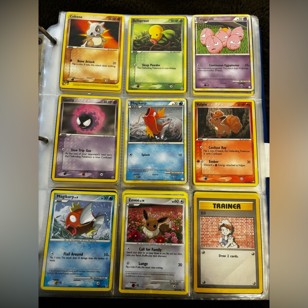 18 Pokémon cards